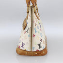 LOUIS VUITTON Monogram Multicolor Alma Hand Bag White M92647 LV Auth LNZ460-4