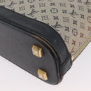 LOUIS VUITTON Monogram Mini Alma Haut Hand Bag Blue M92202 LV Auth LNZ461-16