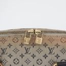 LOUIS VUITTON Monogram Mini Alma Haut Hand Bag Blue M92202 LV Auth LNZ461-17