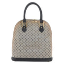 LOUIS VUITTON Monogram Mini Alma Haut Hand Bag Blue M92202 LV Auth LNZ461-13