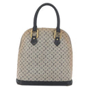 LOUIS VUITTON Monogram Mini Alma Haut Hand Bag Blue M92202 LV Auth LNZ461-2