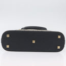 LOUIS VUITTON Monogram Mini Alma Haut Hand Bag Blue M92202 LV Auth LNZ461-5