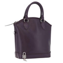 LOUIS VUITTON Epi Lockit PM Hand Bag Purple Cassis M4229K LV Auth LNZ463V-1