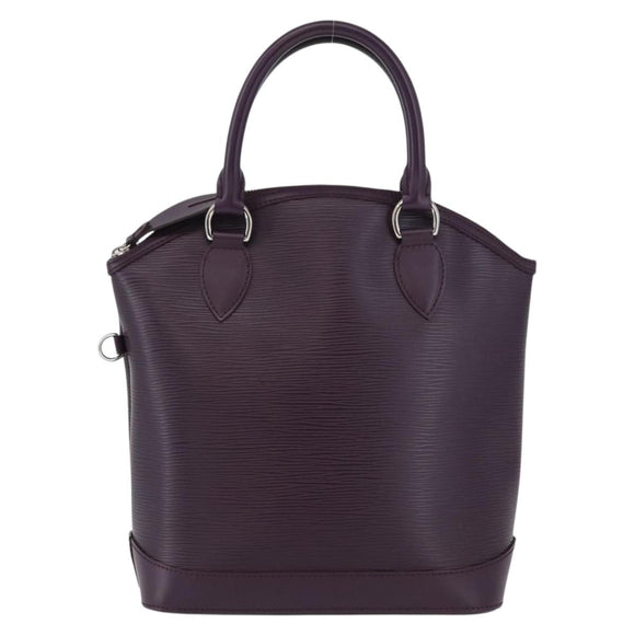 LOUIS VUITTON Epi Lockit PM Hand Bag Purple Cassis M4229K LV Auth LNZ463V