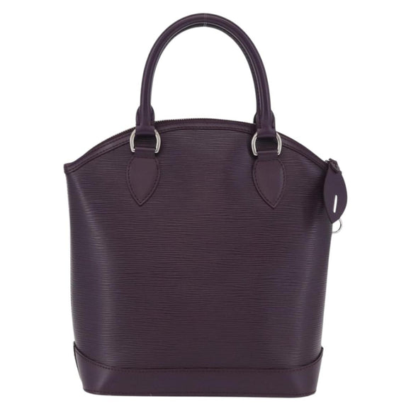 LOUIS VUITTON Epi Lockit PM Hand Bag Purple Cassis M4229K LV Auth LNZ463V