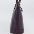 LOUIS VUITTON Epi Lockit PM Hand Bag Purple Cassis M4229K LV Auth LNZ463V-3