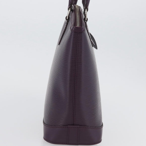LOUIS VUITTON Epi Lockit PM Hand Bag Purple Cassis M4229K LV Auth LNZ463V