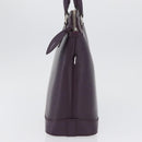 LOUIS VUITTON Epi Lockit PM Hand Bag Purple Cassis M4229K LV Auth LNZ463V-4