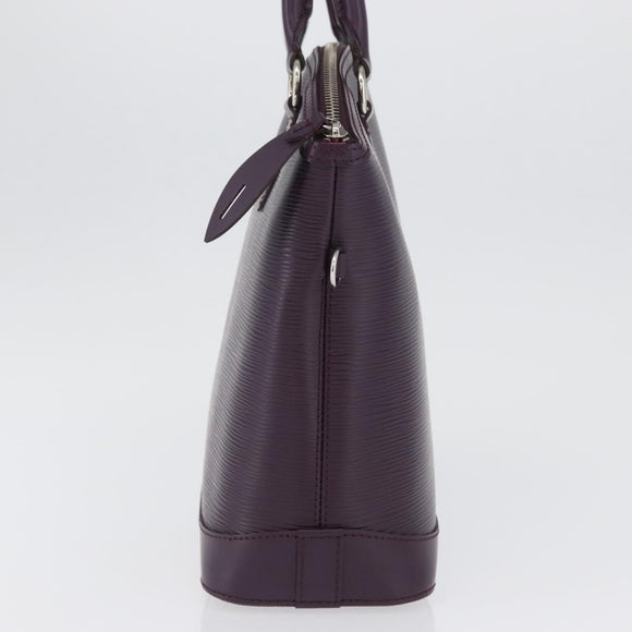 LOUIS VUITTON Epi Lockit PM Hand Bag Purple Cassis M4229K LV Auth LNZ463V
