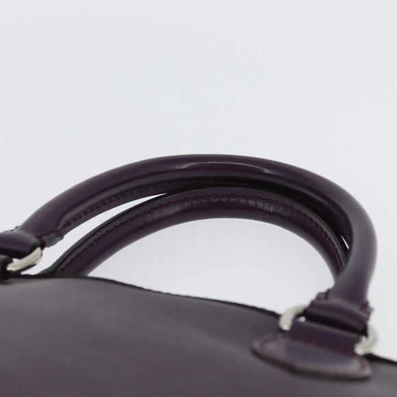 LOUIS VUITTON Epi Lockit PM Hand Bag Purple Cassis M4229K LV Auth LNZ463V