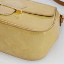 LOUIS VUITTON Monogram Vernis Bell Flower PM Bag Broncorail M91703 Auth LNZ464-9