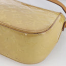 LOUIS VUITTON Monogram Vernis Bell Flower PM Bag Broncorail M91703 Auth LNZ464-15