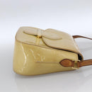 LOUIS VUITTON Monogram Vernis Bell Flower PM Bag Broncorail M91703 Auth LNZ464-4