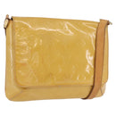 LOUIS VUITTON Monogram Vernis Thompson Street Bag Beige M91301 LV Auth LNZ465-1