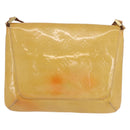 LOUIS VUITTON Monogram Vernis Thompson Street Bag Beige M91301 LV Auth LNZ465-2