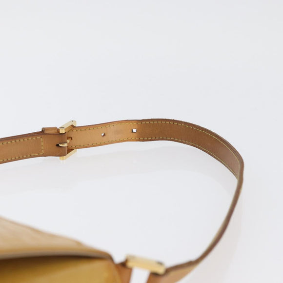 LOUIS VUITTON Monogram Vernis Thompson Street Bag Beige M91301 LV Auth LNZ465