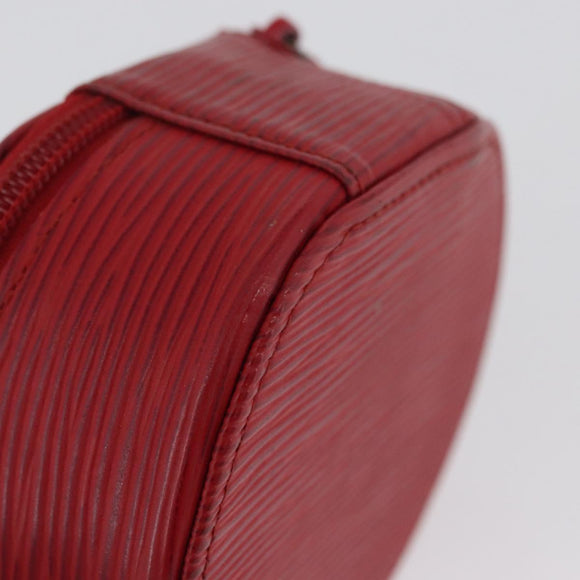 LOUIS VUITTON Epi Ecrin Bijoux 10 Schmuckkästchen Rot M48217 LV Auth LNZ467