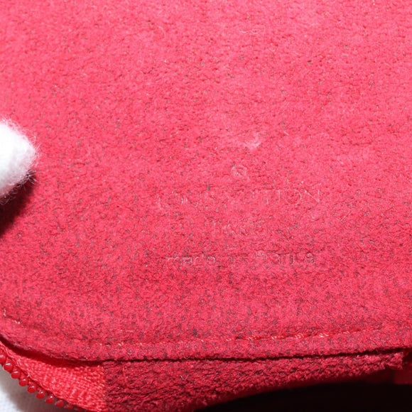 LOUIS VUITTON Epi Ecrin Bijoux 10 Schmuckkästchen Rot M48217 LV Auth LNZ467