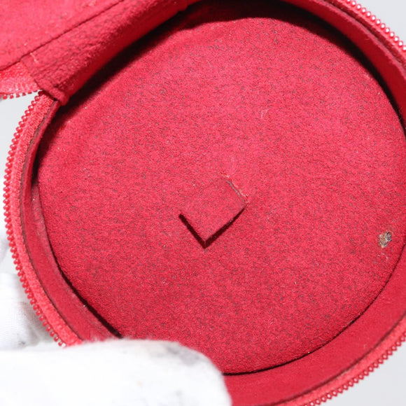 LOUIS VUITTON Epi Ecrin Bijoux 10 Schmuckkästchen Rot M48217 LV Auth LNZ467