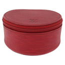 LOUIS VUITTON Epi Ecrin Bijoux 10 Schmuckkästchen Rot M48217 LV Auth LNZ467-13