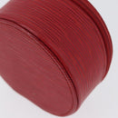 LOUIS VUITTON Epi Ecrin Bijoux 10 Schmuckkästchen Rot M48217 LV Auth LNZ467-14