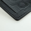 LOUIS VUITTON Epi LV × Supreme Name Tag Black M67726 LV Auth LNZ468M-17