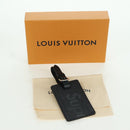 LOUIS VUITTON Epi LV × Supreme Name Tag Black M67726 LV Auth LNZ468M-12