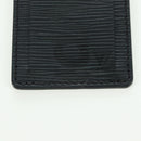 LOUIS VUITTON Epi LV × Supreme Name Tag Black M67726 LV Auth LNZ468M-2