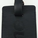 LOUIS VUITTON Epi LV × Supreme Name Tag Black M67726 LV Auth LNZ468M-7