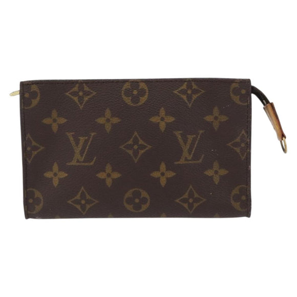 LOUIS VUITTON Monogram Bucket PM Accessory Pouch LV Auth LNZ469