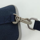 LOEWE Nekzakje Canvas Blauw Zilver Auth LNZ470M-9