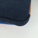 LOEWE Nekzakje Canvas Blauw Zilver Auth LNZ470M-17
