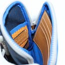 LOEWE Nekzakje Canvas Blauw Zilver Auth LNZ470M-24