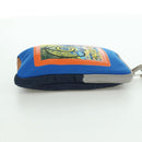 LOEWE Nekzakje Canvas Blauw Zilver Auth LNZ470M-4