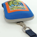 LOEWE Nekzakje Canvas Blauw Zilver Auth LNZ470M-6