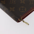 LOUIS VUITTON Monogram Cherry Porte Monnaie Zip Long Wallet M95006 Auth LNZ473-16