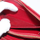 LOUIS VUITTON Monogram Cherry Porte Monnaie Zip Long Wallet M95006 Auth LNZ473-10
