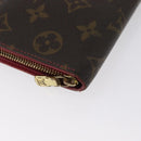 LOUIS VUITTON Monogram Cherry Porte Monnaie Zip Long Wallet M95006 Auth LNZ473-7