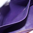 LOUIS VUITTON Monogram Vernis Houston Hand Bag Purple Viole M91093 Auth LNZ484-22