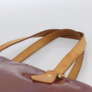 LOUIS VUITTON Monogram Vernis Houston Hand Bag Purple Viole M91093 Auth LNZ484-8