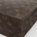 LOUIS VUITTON Monogram Sac Plat Hand Bag M51140 LV Auth LNZ485-9