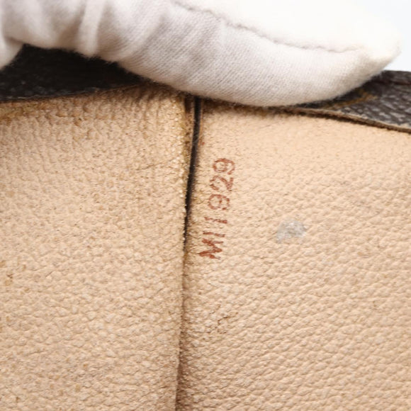 LOUIS VUITTON Monogram Sac Plat Hand Bag M51140 LV Auth LNZ485