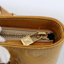 LOUIS VUITTON Monogram Vernis Houston Hand Bag Beige M91004 LV Auth LNZ488-17