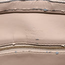 LOUIS VUITTON Monogram Vernis Houston Hand Bag Beige M91004 LV Auth LNZ488-10