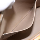 LOUIS VUITTON Monogram Vernis Houston Hand Bag Beige M91004 LV Auth LNZ488-22