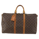 LOUIS VUITTON Monogram Keepall Bandouliere 50 Boston Bag M41416 LV Auth LNZ491-13