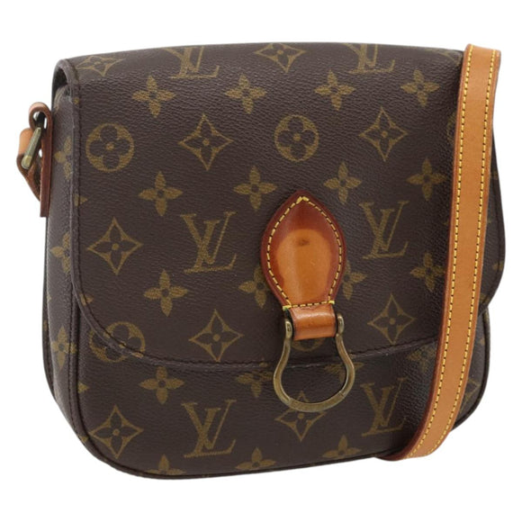 LOUIS VUITTON Monogram Saint Cloud MM Shoulder Bag M51243 LV Auth LNZ492