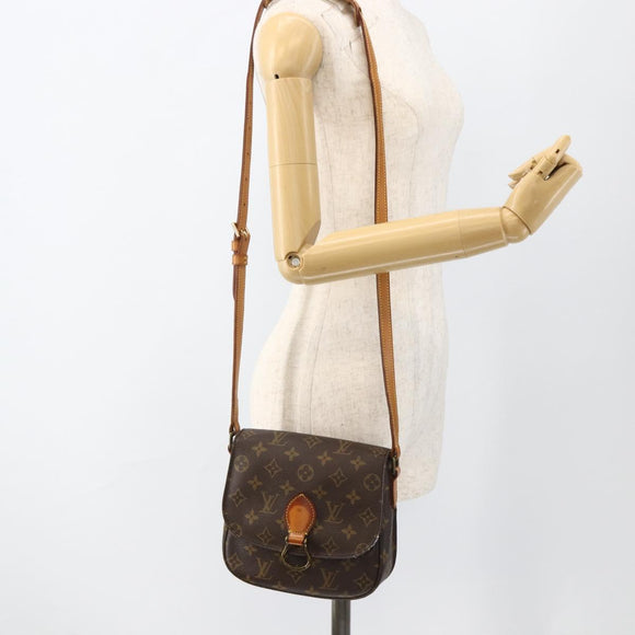 LOUIS VUITTON Monogram Saint Cloud MM Shoulder Bag M51243 LV Auth LNZ492