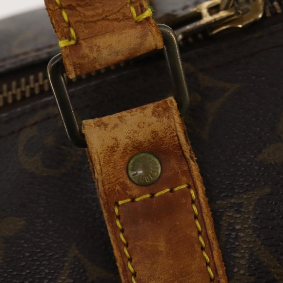 LOUIS VUITTON Monogram Keepall Bandouliere 45 Boston Bag M41418 LV Auth LNZ497