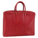 LOUIS VUITTON Epi Porte Documents Voyage Business Bag Red M54477 LV Auth LNZ498-1